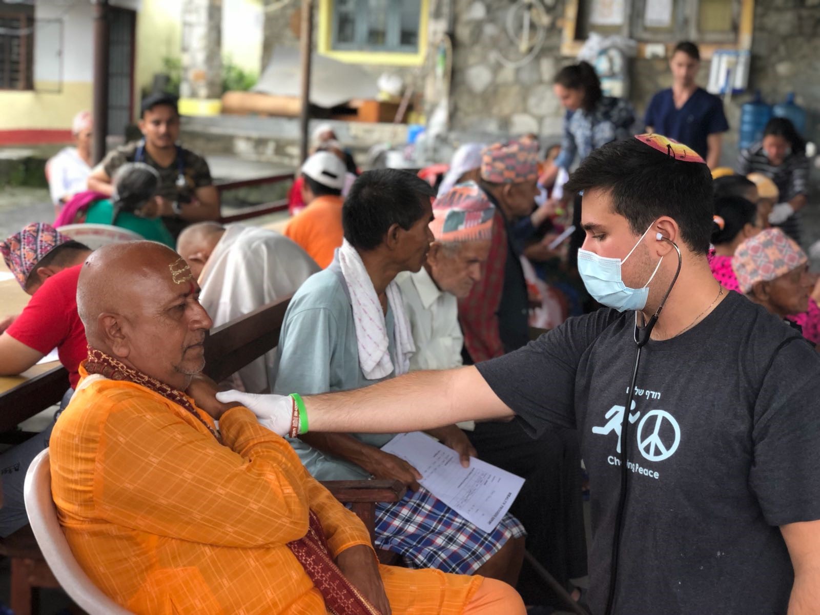 Moses Bibi on touro\'s medical mission to Nepal.