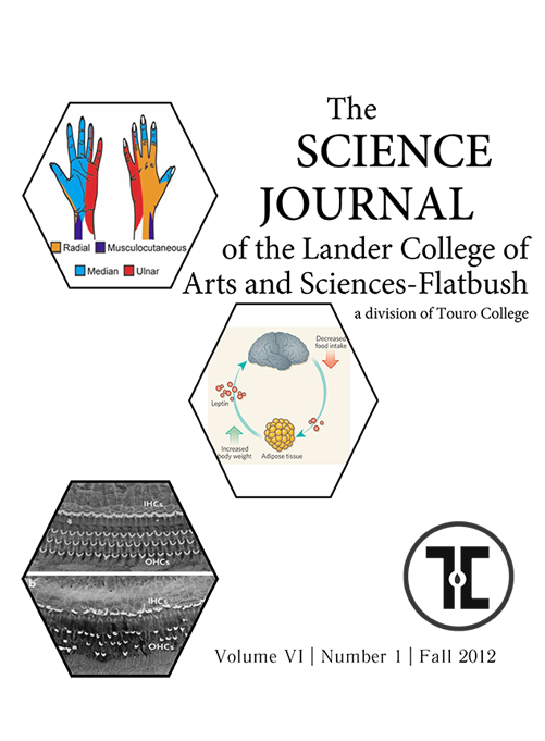 The Science Journal - Volume 6, Number 1: Fall 2012