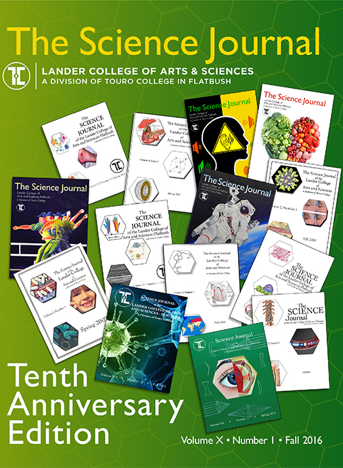 The Science Journal - Volume 10, Number 1: Tenth Anniversary Edition: Fall 2016