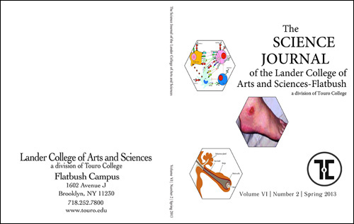 The Science Journal - Volume VI - Number 2 -Spring 2013