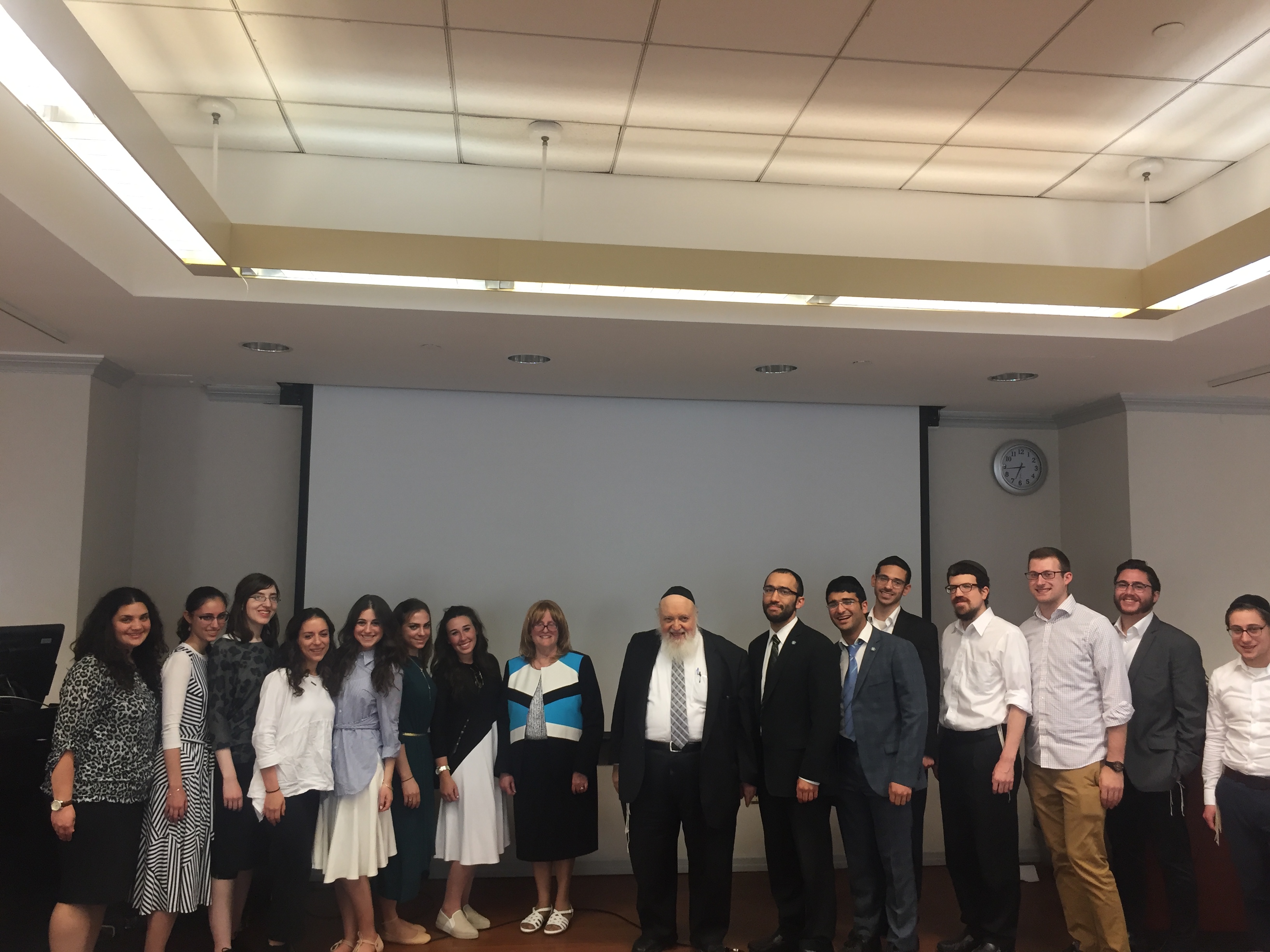 39 students from several Touro College undergraduate schools were welcomed into the prestigious Psi Chi Honor Society on June 12. 