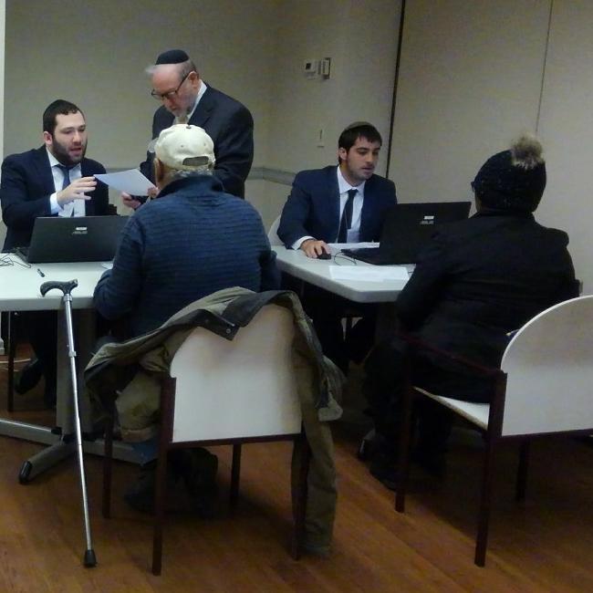 LAS students helped low-income New Yorkers file their taxes as part of the VITA program.