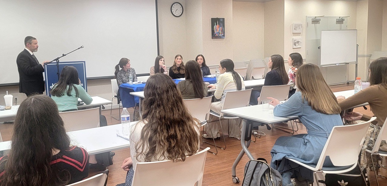 Alumni from Touro&rsquo;s Lander College of Arts & Sciences share career readiness insights with students in the classroom.
